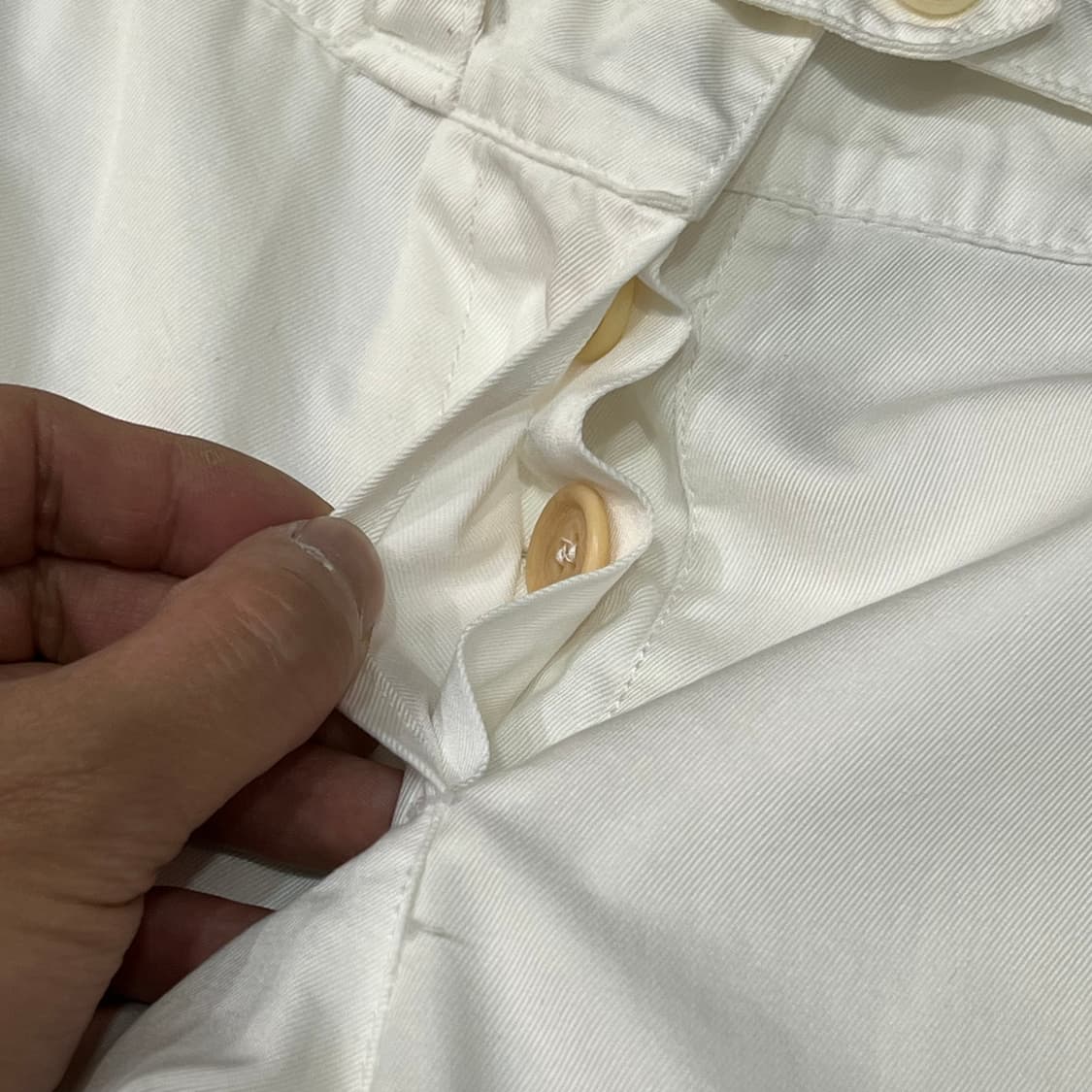  막스마라 화이트 코튼 팬츠 y16346 상품이미지6