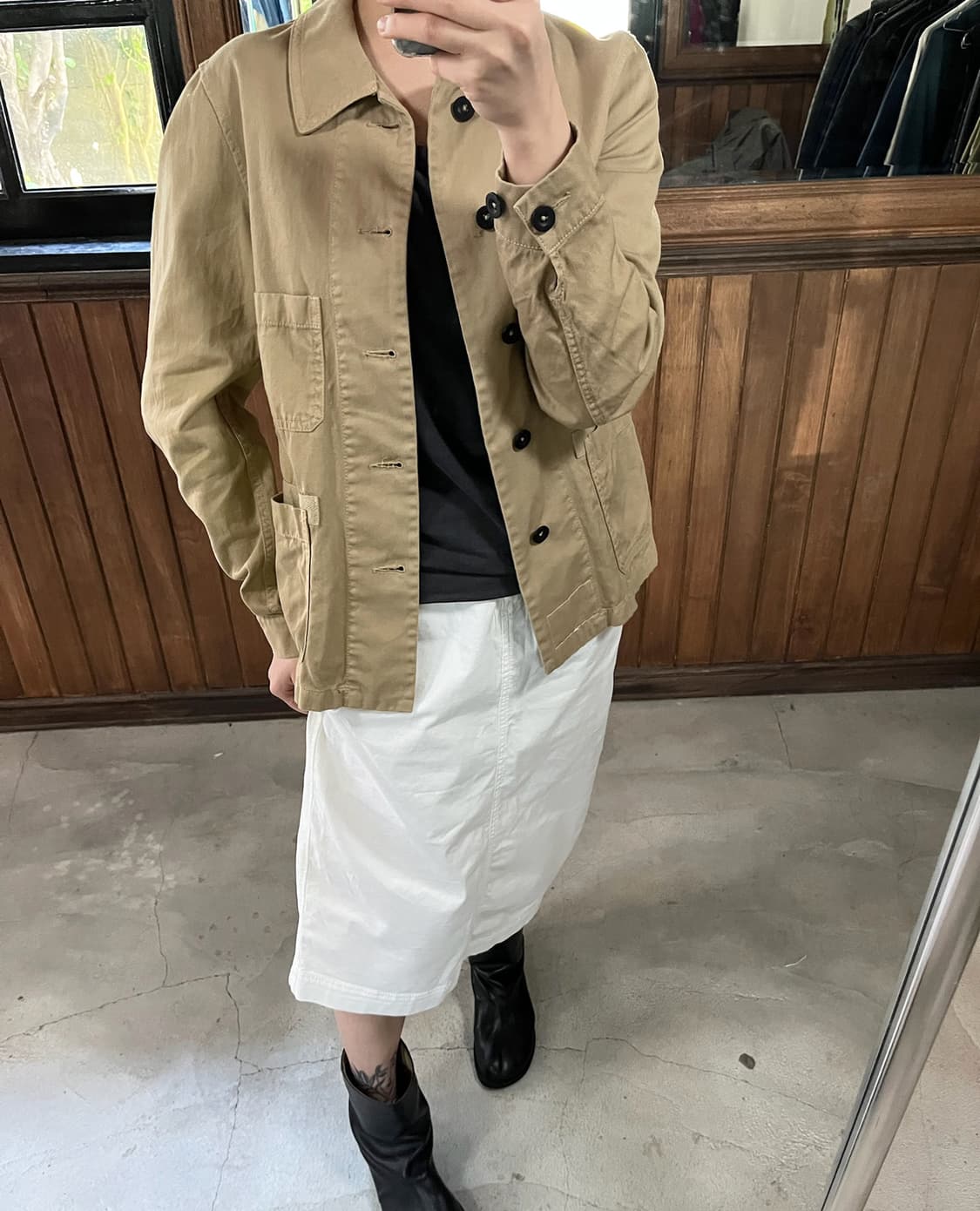 MHL cotton beige kacket 상품이미지8