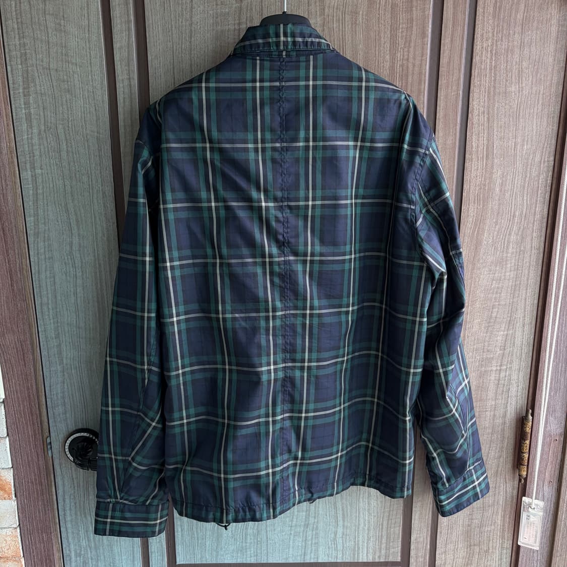 (L)언어펙티드 블랙와치 체크 블루종 자켓 상품이미지2