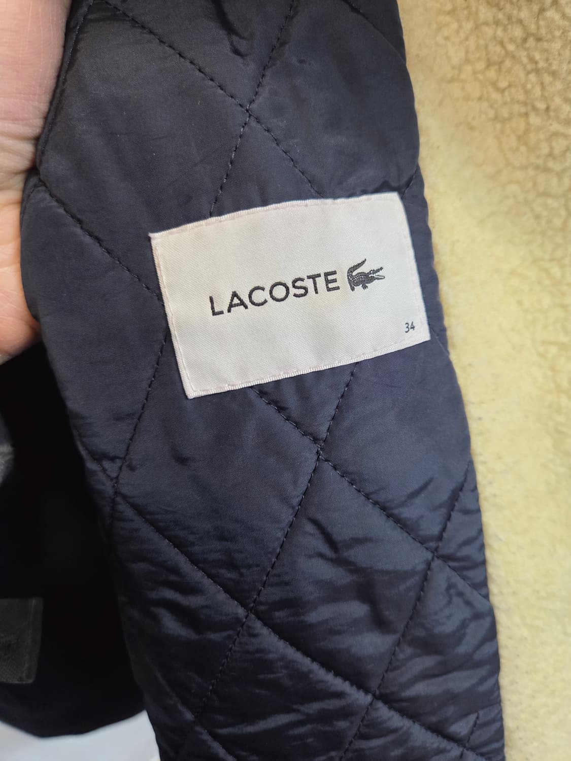 라코스테 여성 배색 울 후드코트 90  상품이미지5