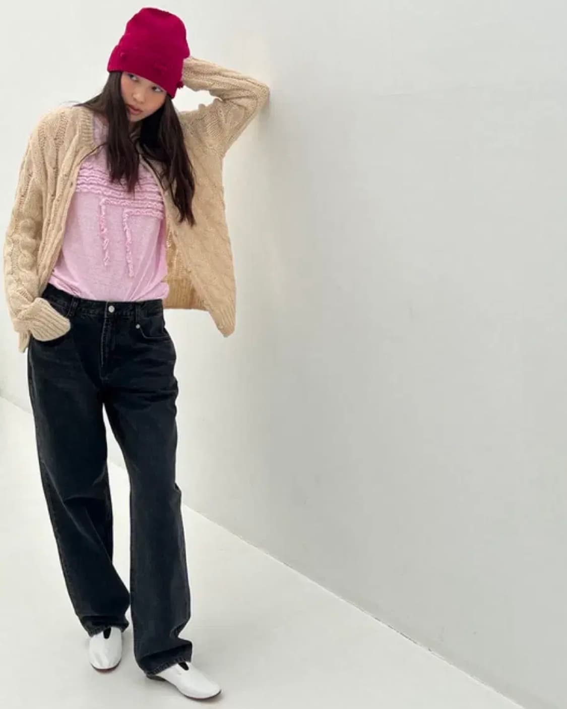 [M] 포니테일 대디 배기진 상품이미지2