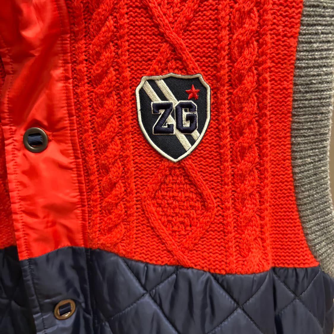 ZOY 골프 니트 퀼팅 베스트 100 상품이미지5