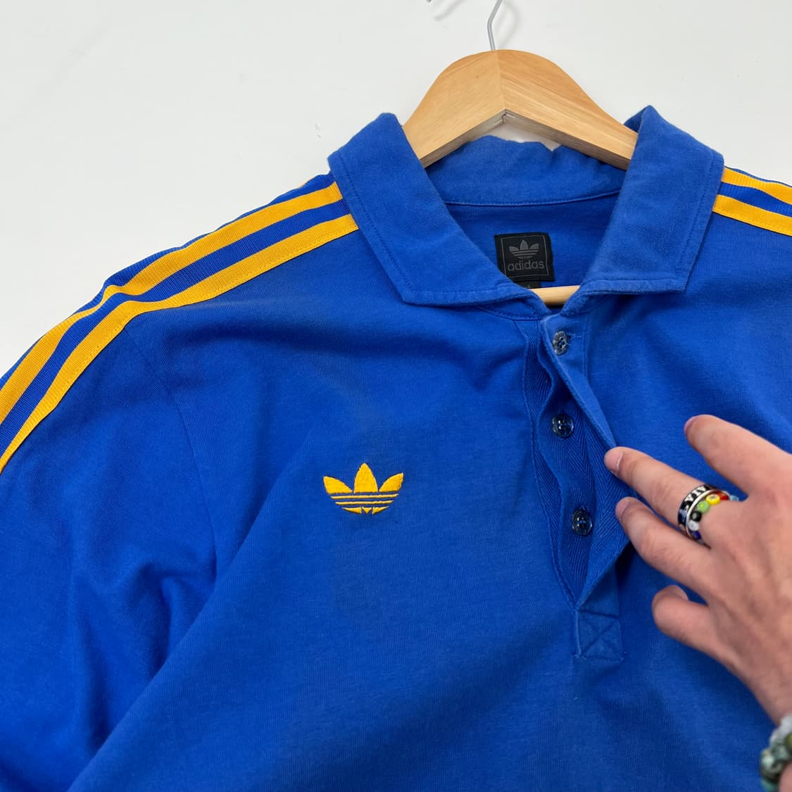 2000s Adidas 아디다스 트레포일 Y2K 카라티 상품이미지2