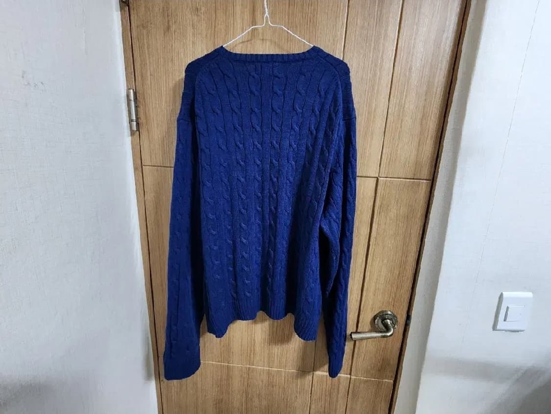 (XL)폴로 케이블 니트 상품이미지3