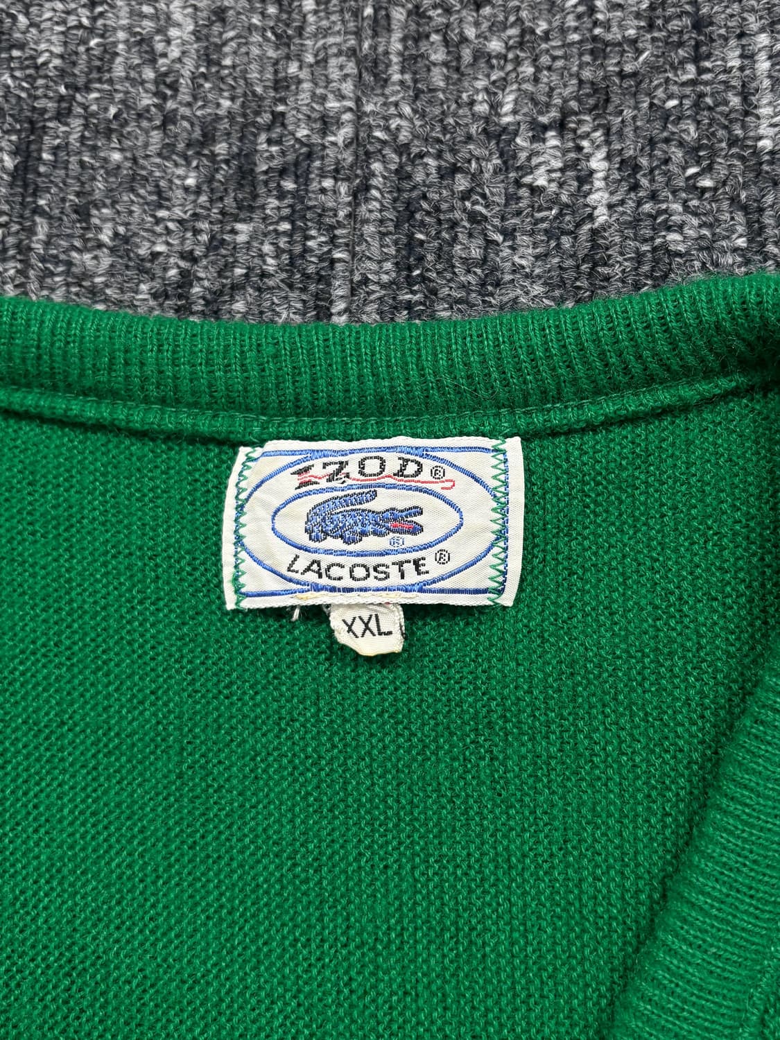 라코스테 그린 브이넥 니트 상품이미지6