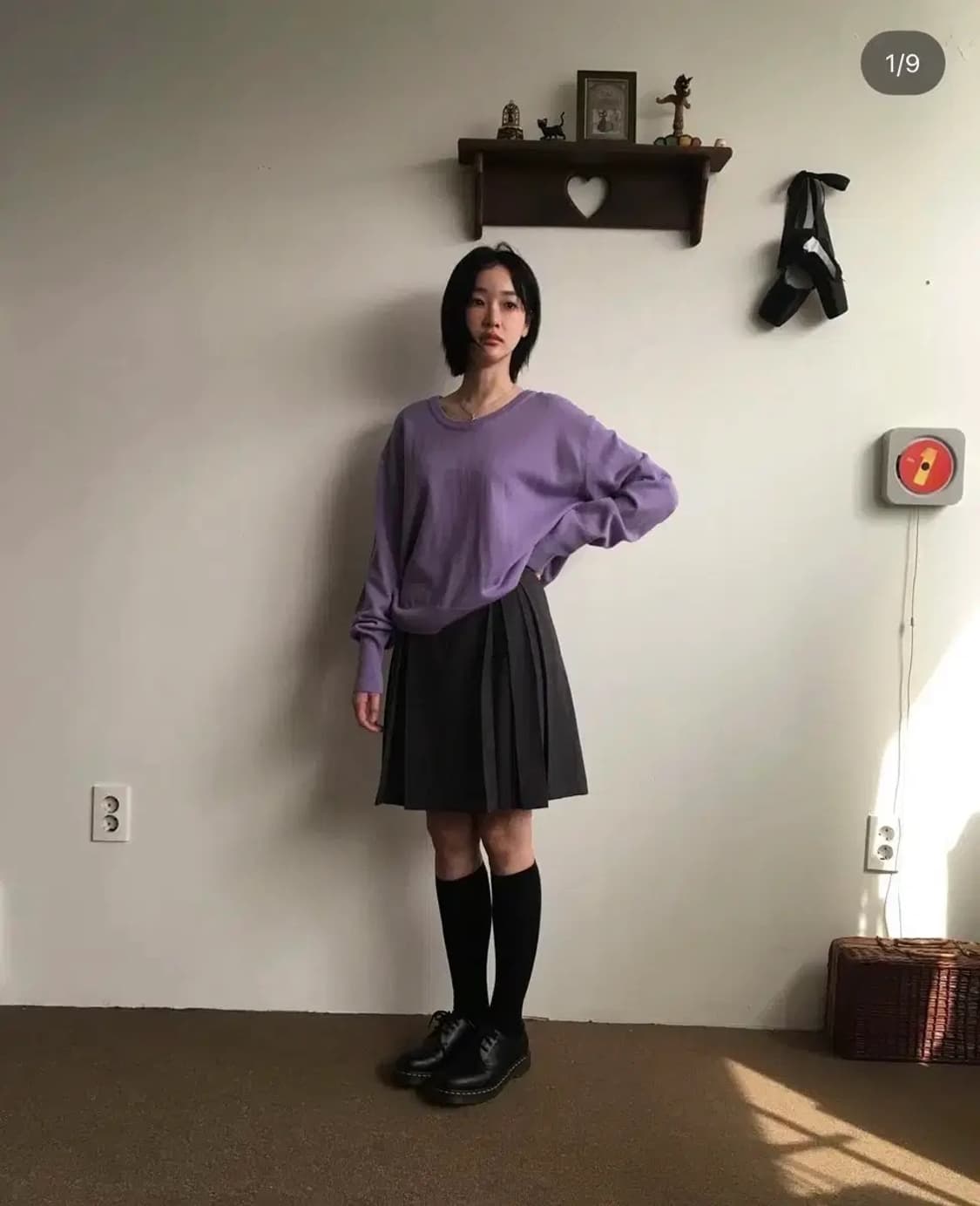 쉬이즈큐트 피크닉니트 라벤더 상품이미지1