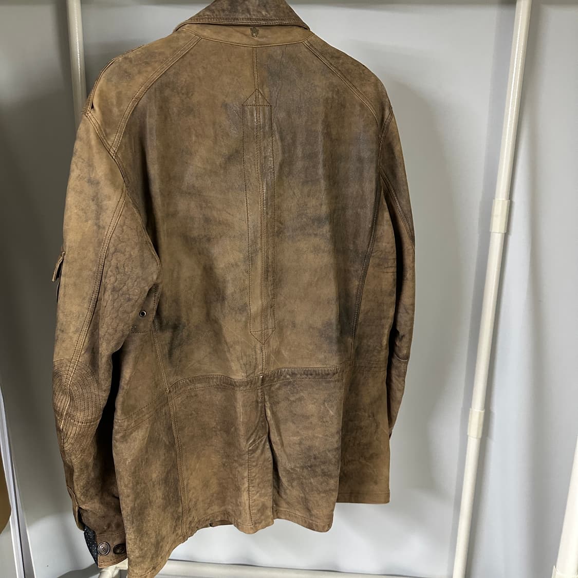 마시모두띠 양가죽 사파리 자켓 상품이미지3