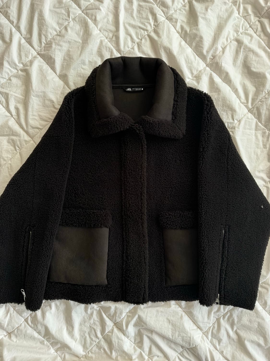 Zara 자라 zw collection 시어링 자켓 상품이미지4