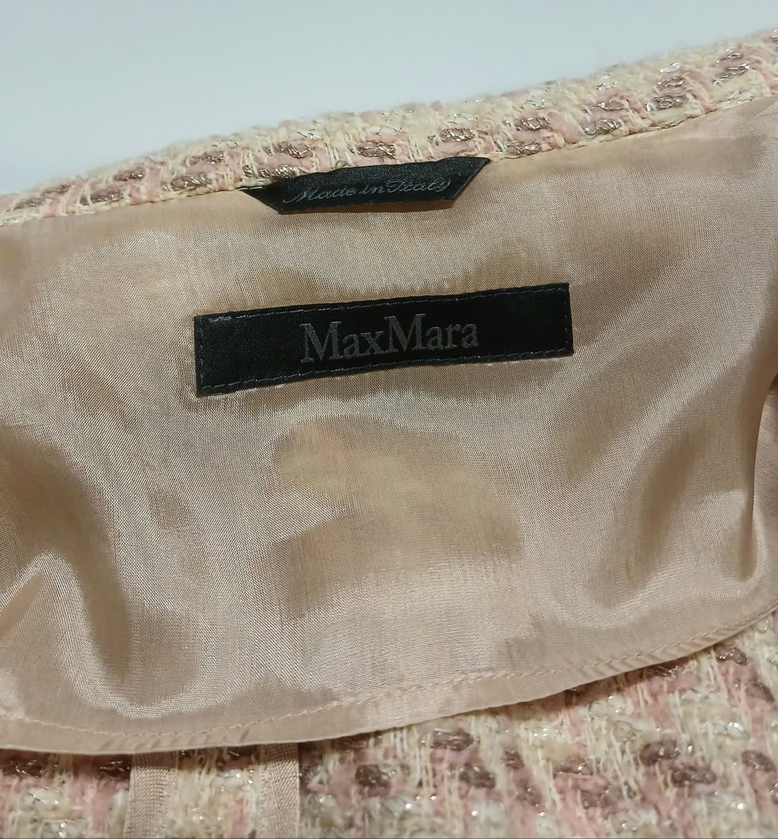 [정품]막스마라 MaxMara 트위드 롱 베스트 상품이미지4