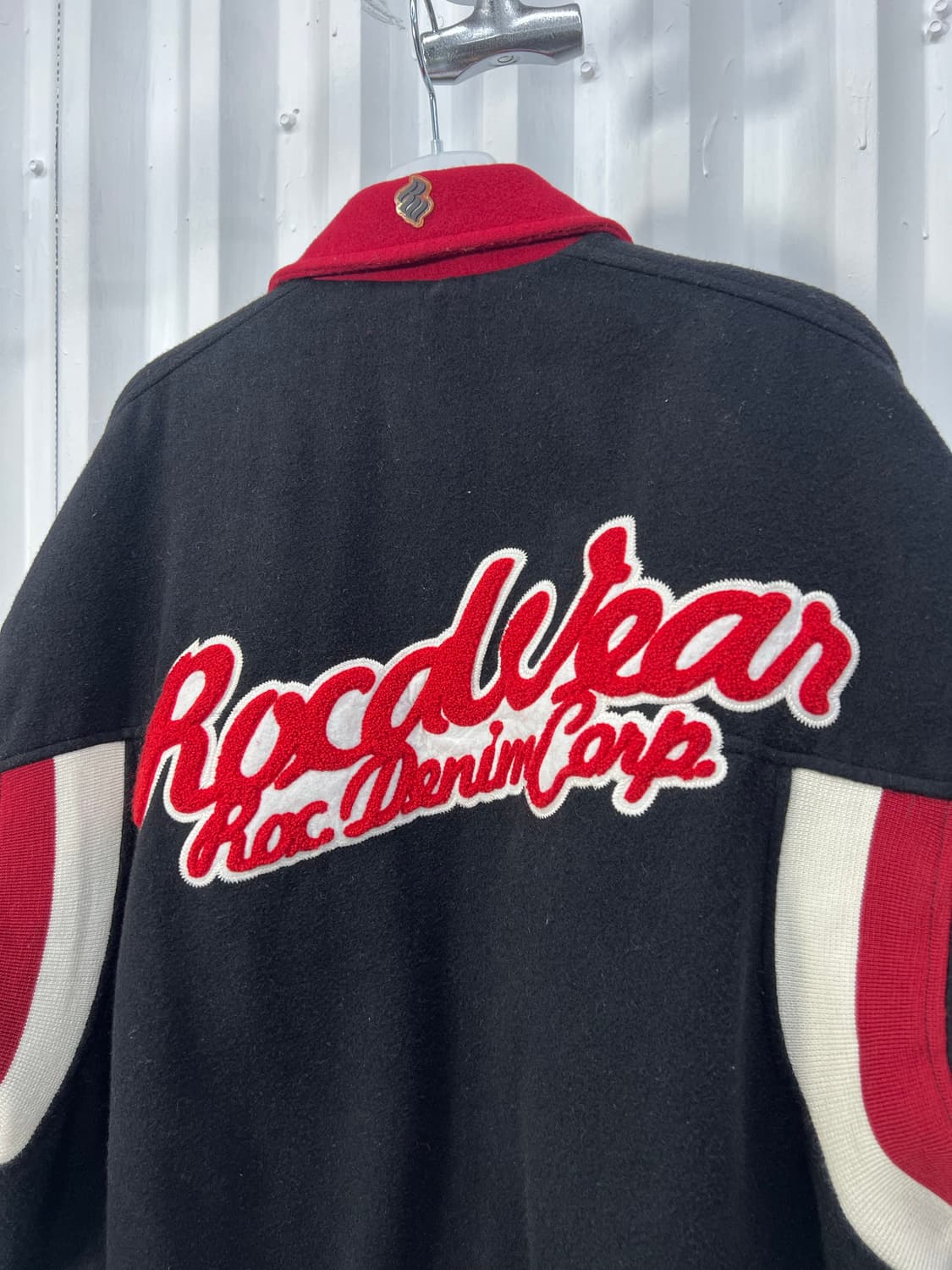 90s Rocawear wool varsity jk 상품이미지4