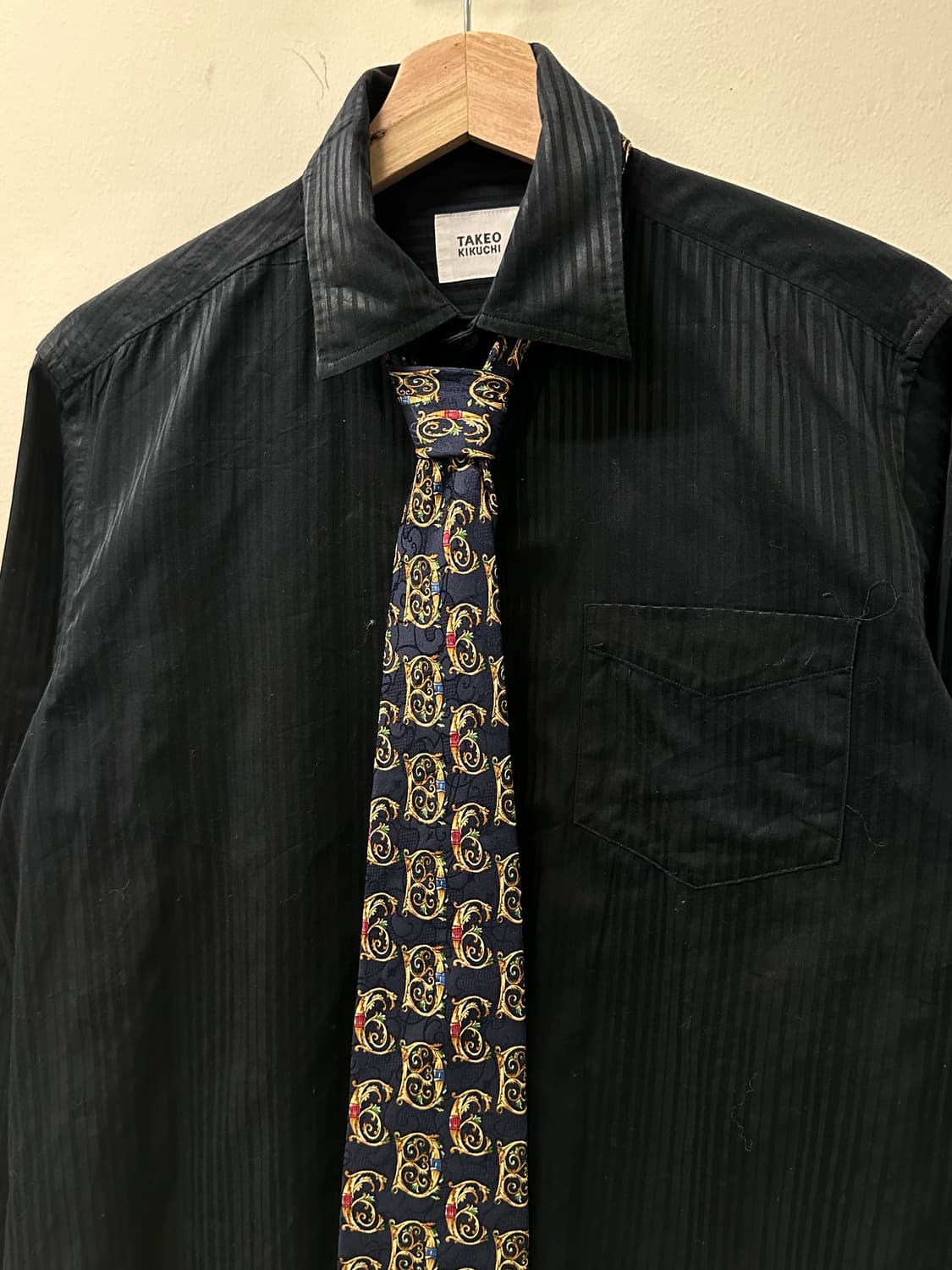 Dior 크리스찬 디올 패턴 실크 넥타이 상품이미지2