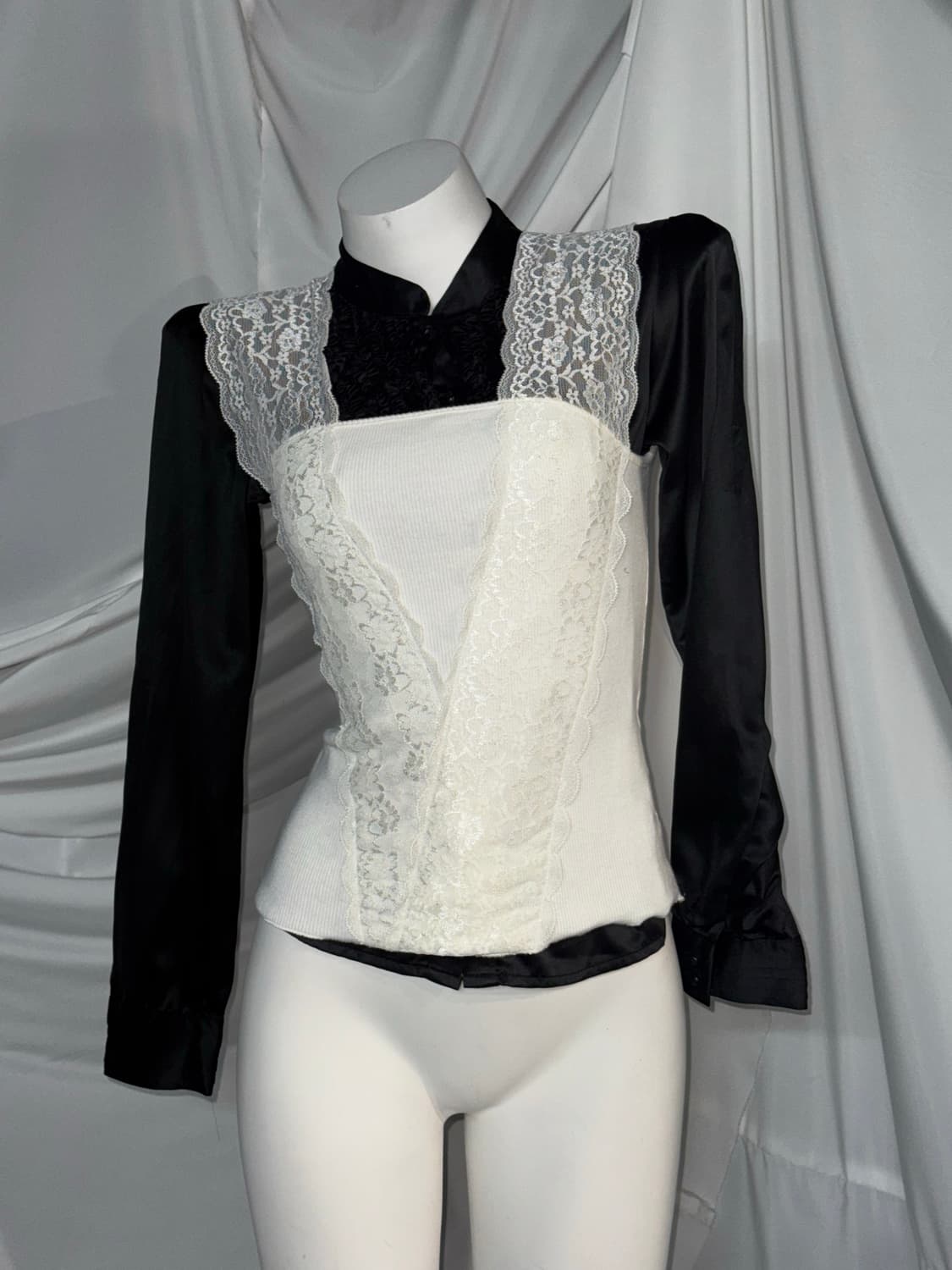 무채색 미와코깔 러블리 프릴 코디세트 상품이미지5