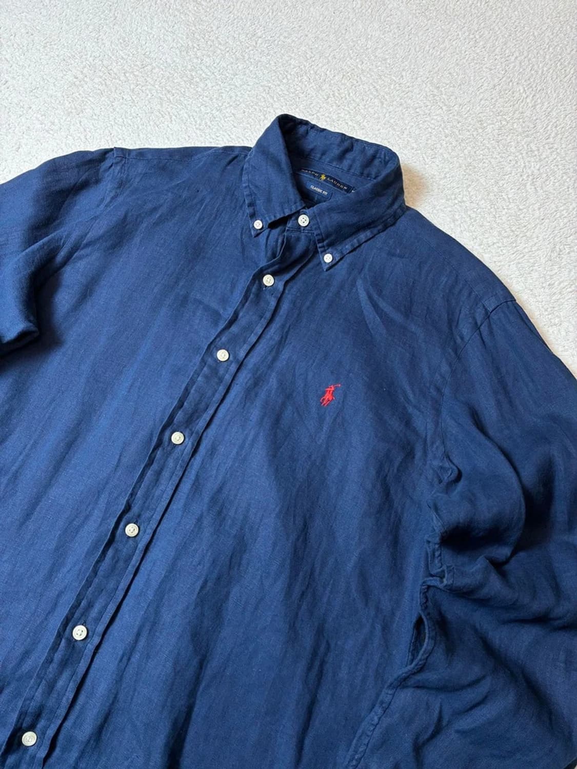 폴로 랄프로렌 솔리드 100% 린넨 셔츠 PN7364 상품이미지2