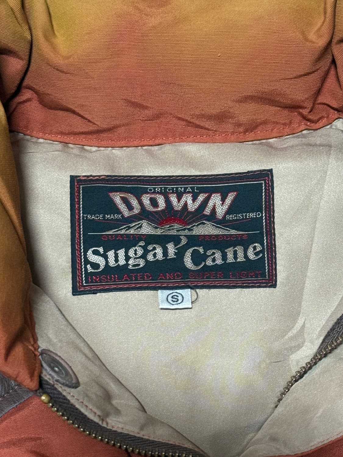 슈가케인 구스다운 레더 베스트 상품이미지3