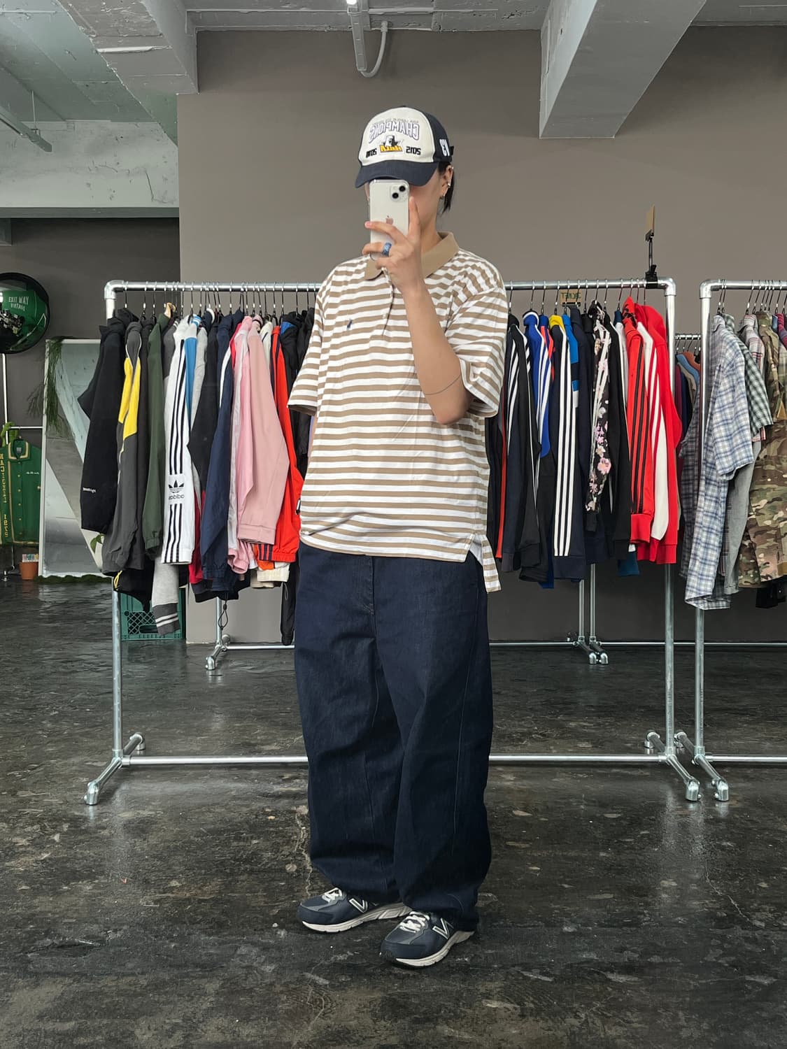 폴로 랄프로렌 스트라이프 카라 반팔 티셔츠  상품이미지3