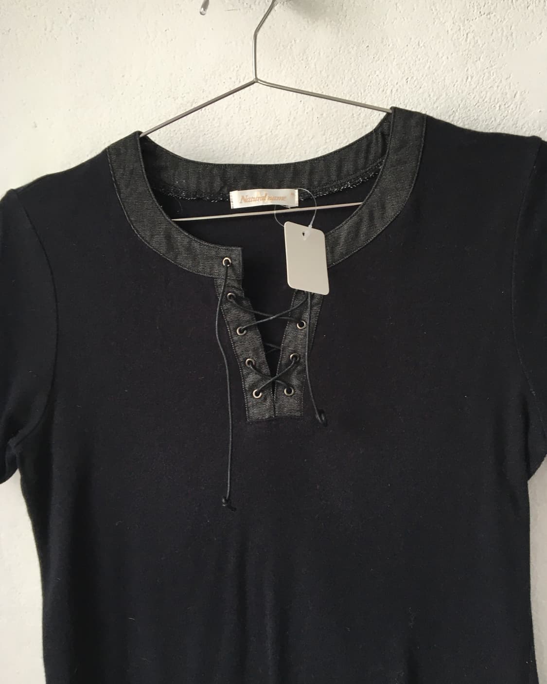 Lace up point t shirt 상품이미지4