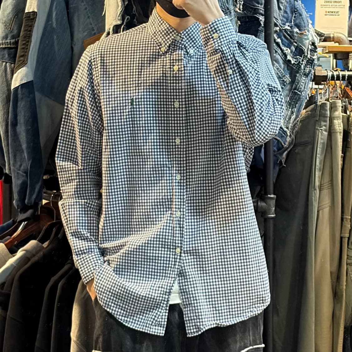 [No.9]Polo 폴로 체크 긴팔셔츠 상품이미지3