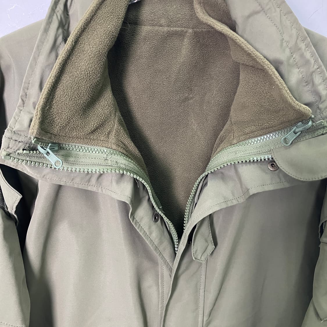 아비렉스 카키 밀리터리 파카 점퍼 상품이미지8