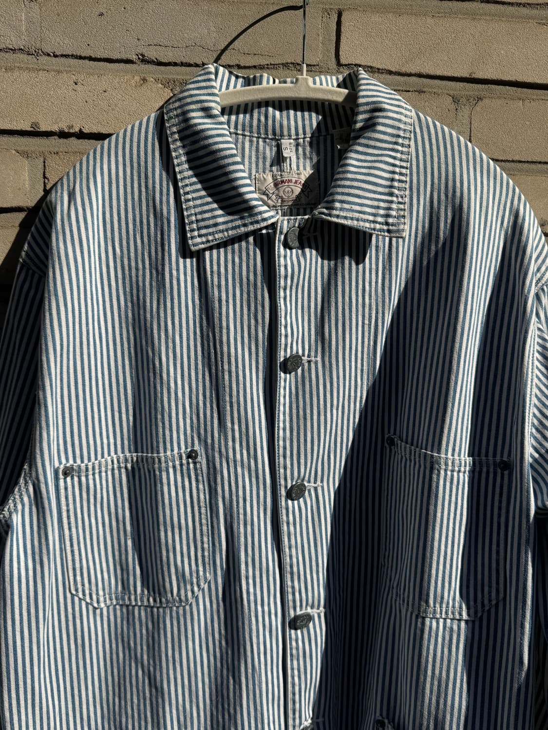 90s armani jeans stripe jacket 상품이미지2