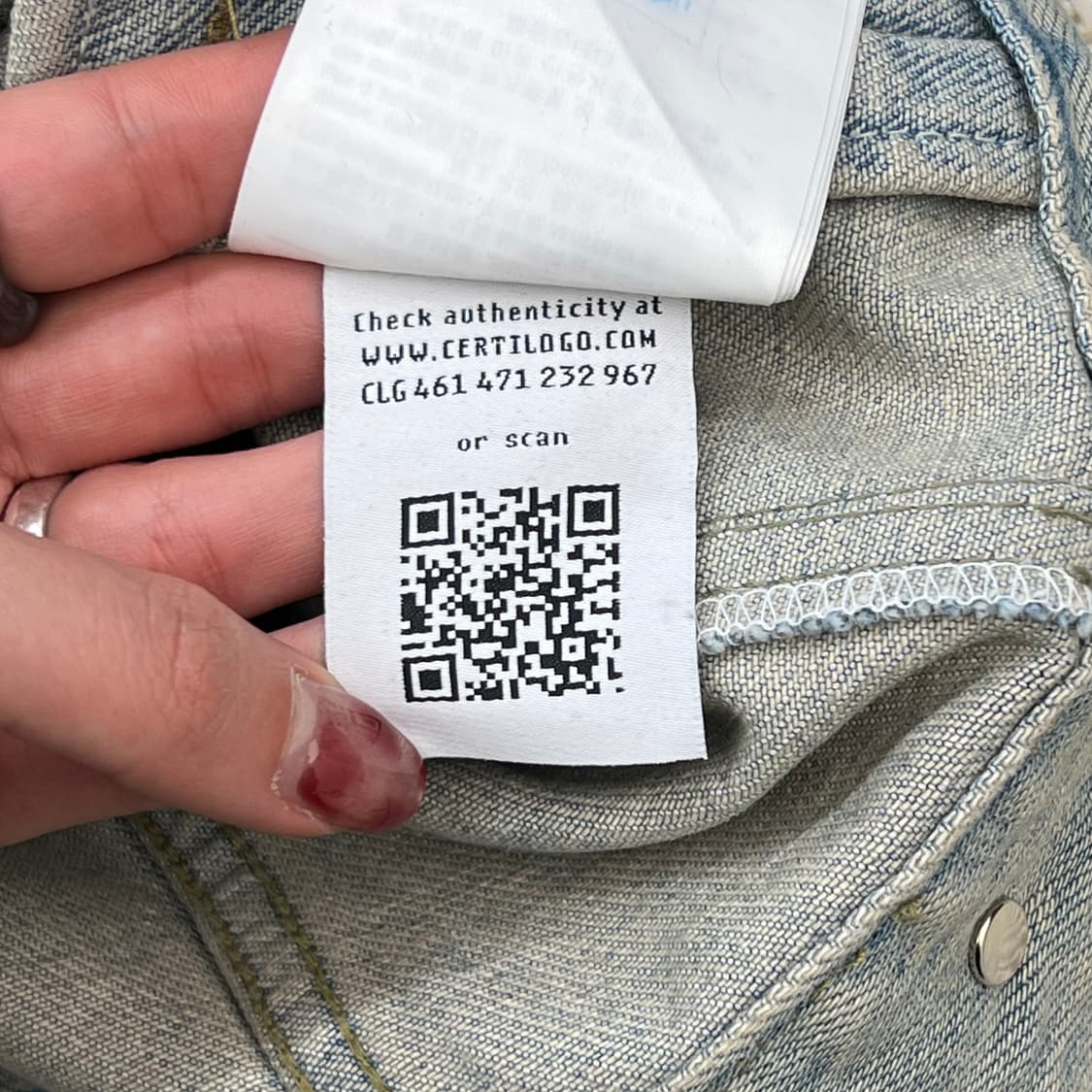 웰던 데님 자켓 r2693 상품이미지7