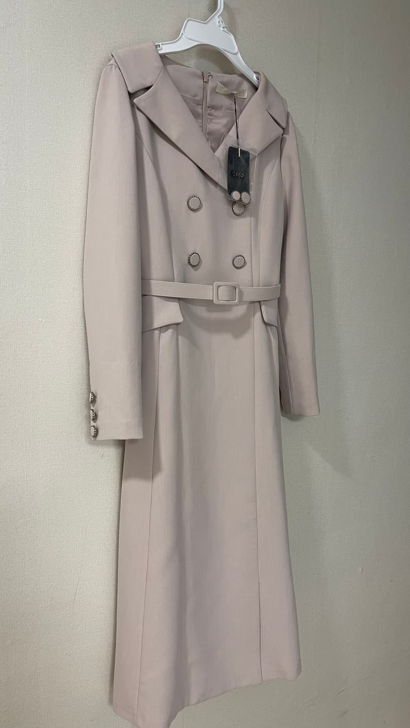 택달린 새상품) 데코DECO 카이로 벨티드 원피스(S) 정가 619,00 상품이미지2