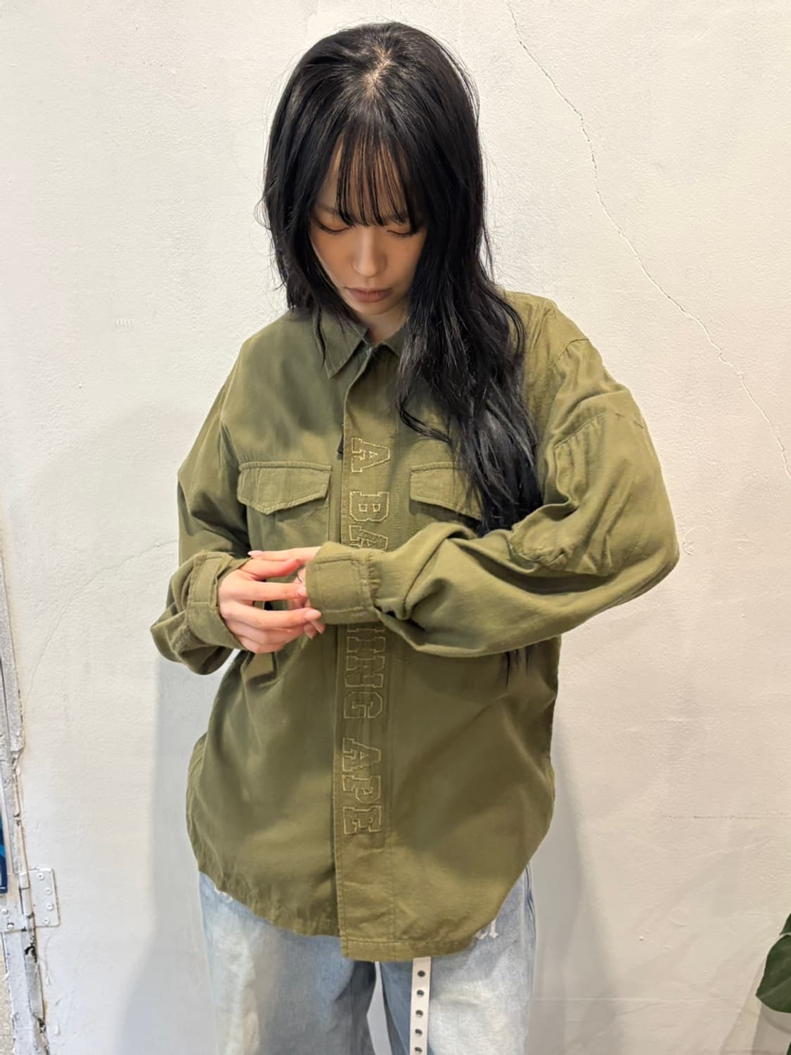 베이프 A BATHING APE Military Shirt Jacket 상품이미지2