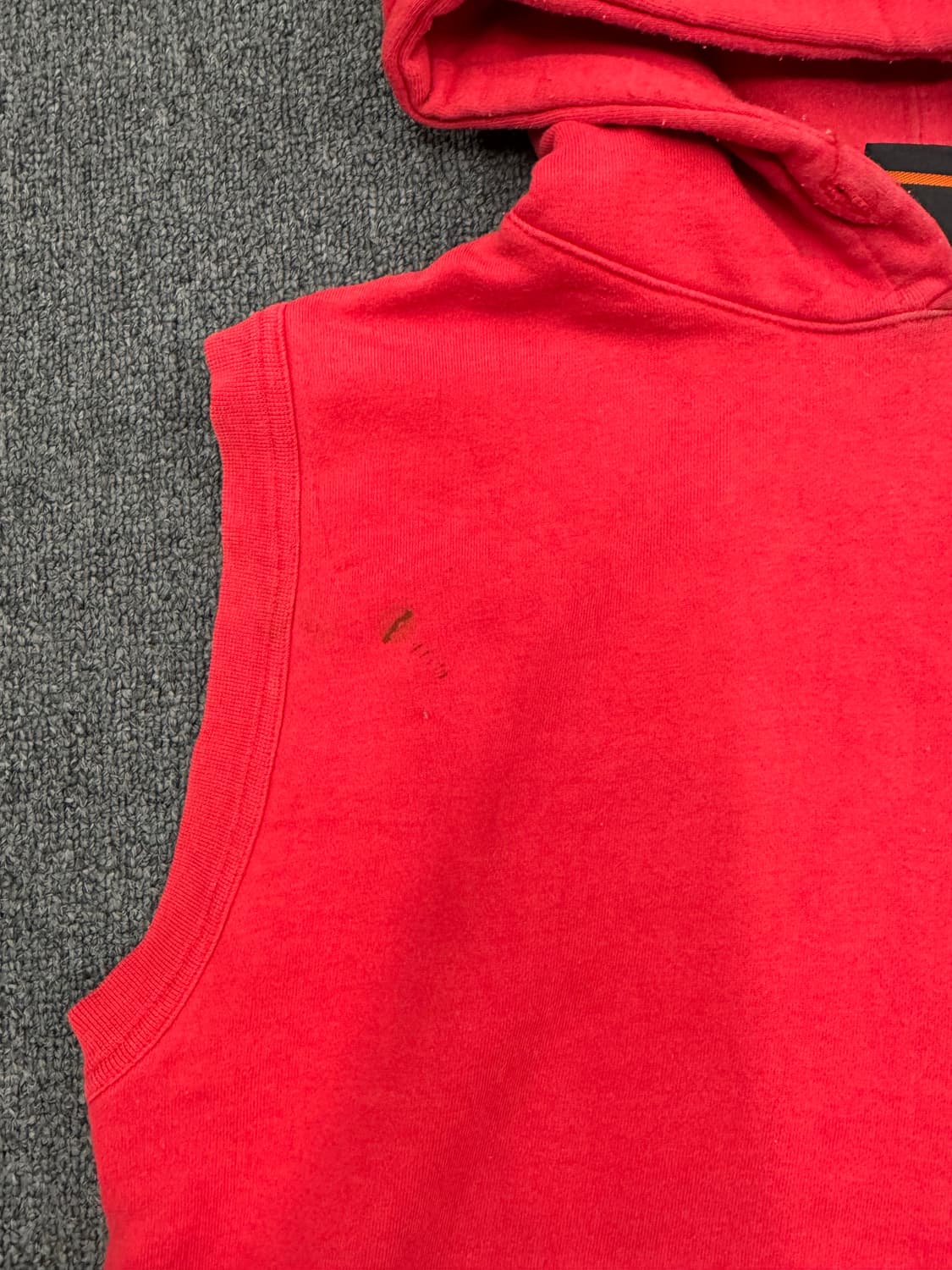 M)반스 빈티지 조끼 후드티 상품이미지3