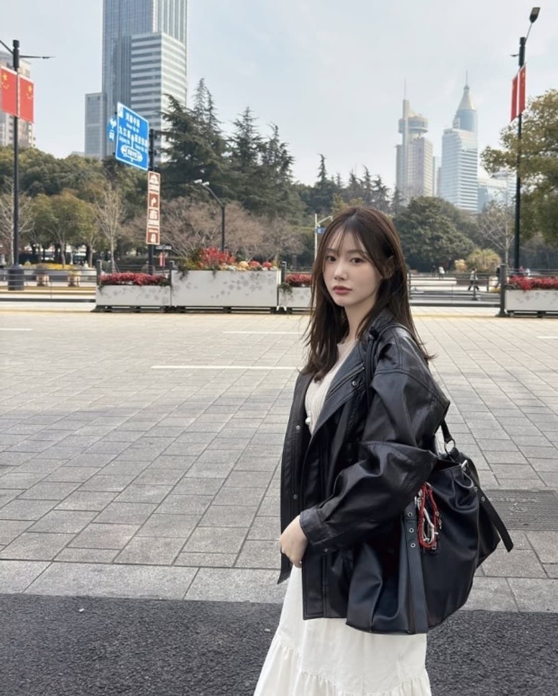 (새상품) 여밈 트라페즈 백 trapez bag (black) 상품이미지2