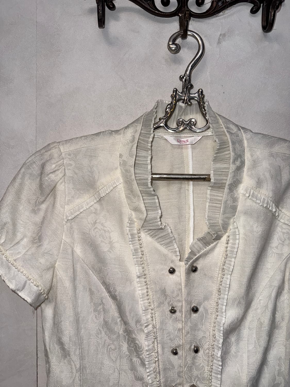 Ivory oriental double button pleats bl 상품이미지4