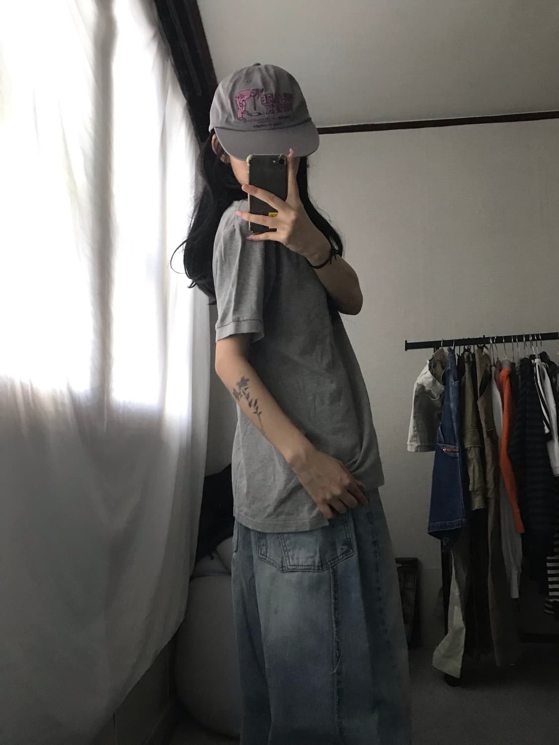 꼼데가르송 그레이 반팔티셔츠 상품이미지5