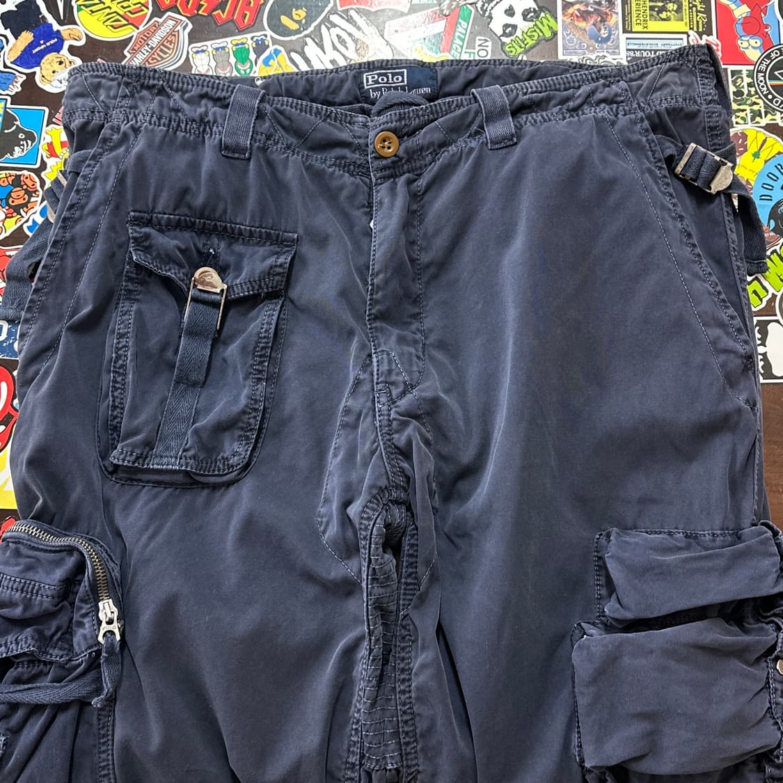 9~00s 폴로 랄프로렌 탄창 밀리터리 카고 팬츠 36 상품이미지3