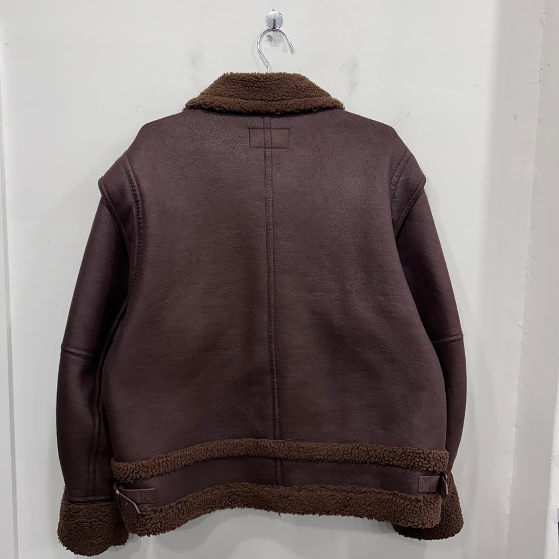 메이든 레트로 클로징 스웨이드 양털 무스탕 상품이미지5