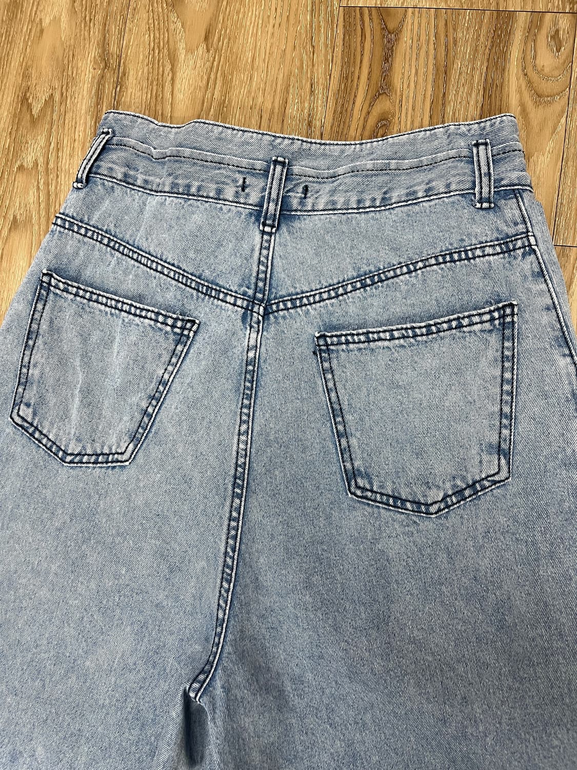 올라이츠 와이드 플레어 청바지 28 상품이미지2