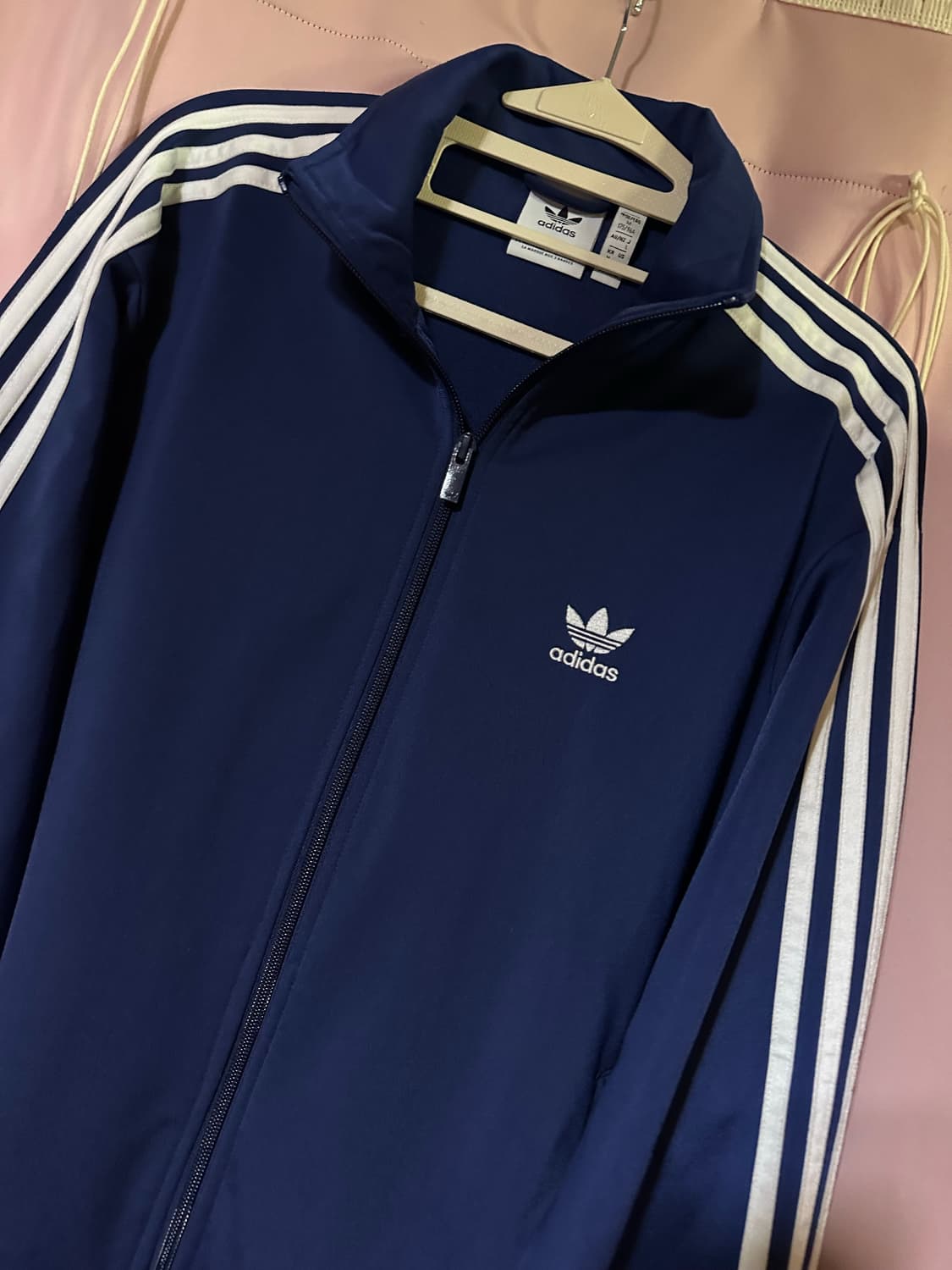 아디다스져지 아디다스 파이어버드 불꽃 트랙탑 아디집업 아디다스네이비 상품이미지2