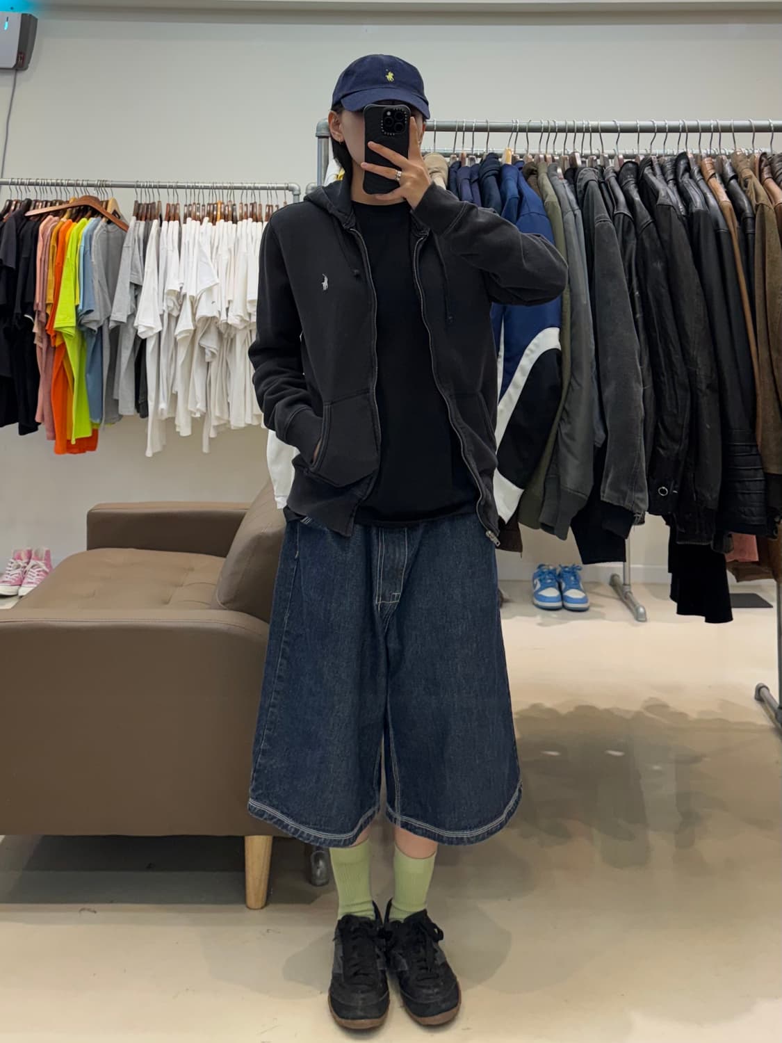 폴로 랄프로렌 블랙 후드집업 상품이미지6