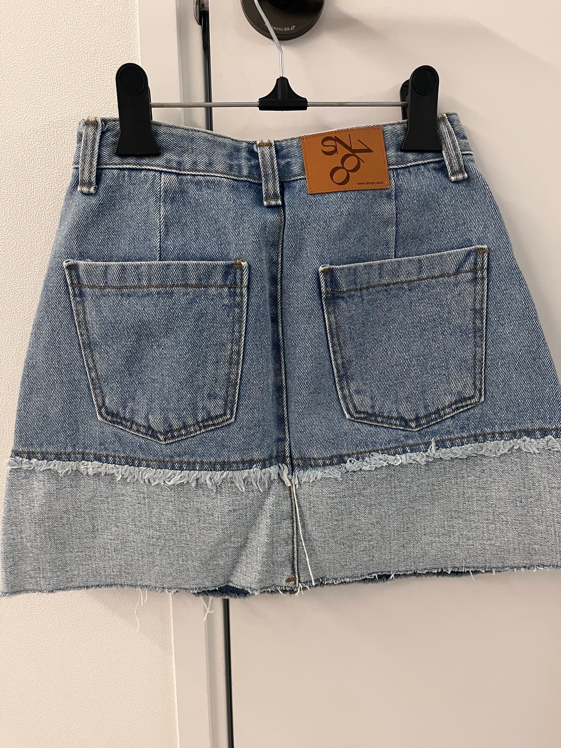 시눈 컷오프 데님 미니 스커트 s 상품이미지5