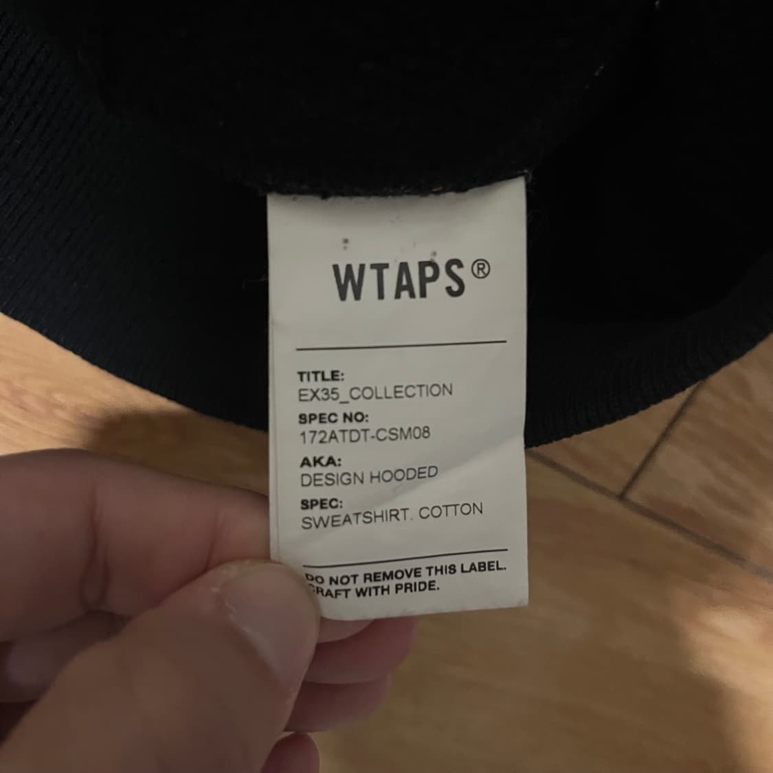 Wtaps 더블탭스 17 후드 mike(m사이즈) 상품이미지5