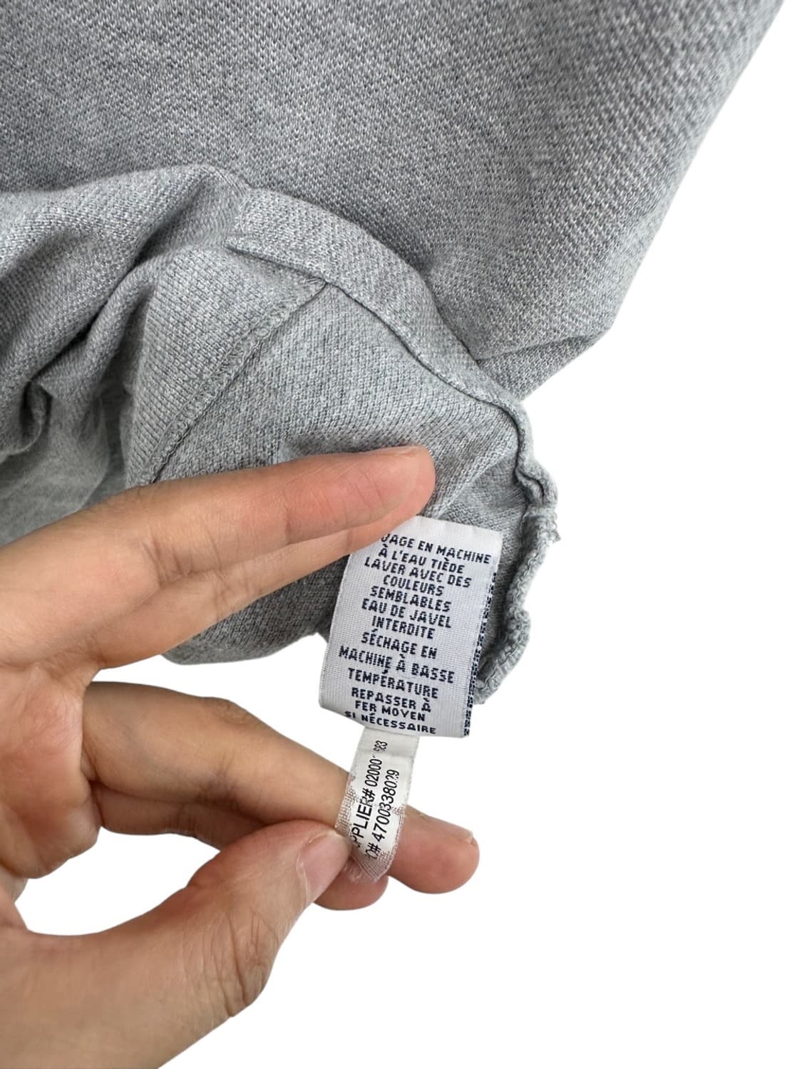 폴로 반팔 피케티 그레이 (XL~2XL) 상품이미지8