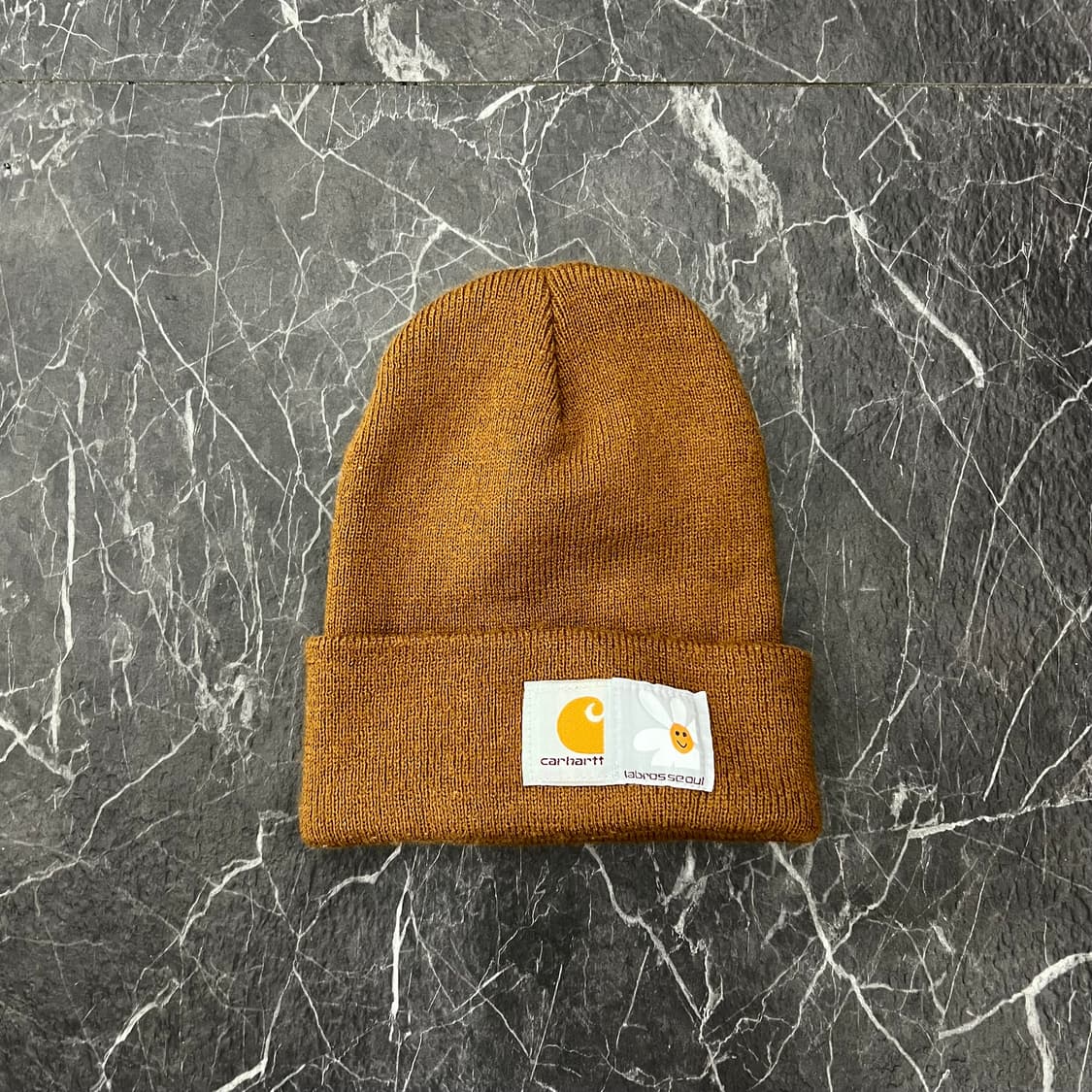 칼하트 x LABROSSEOUL 비니 브라운 상품이미지1