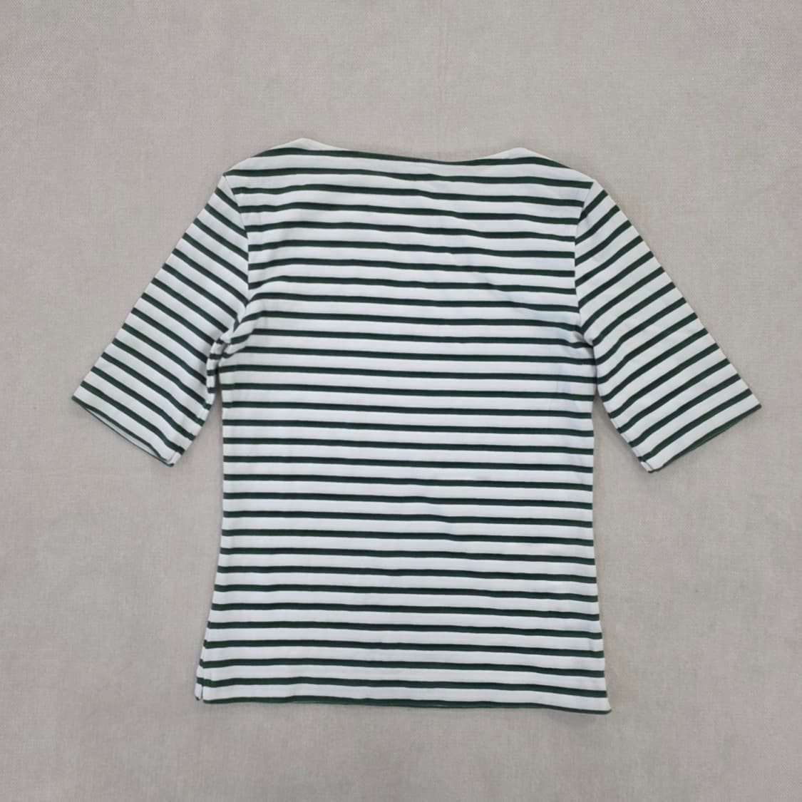 [실측] 헤지스 스트라이프 반팔 0213J 상품이미지2