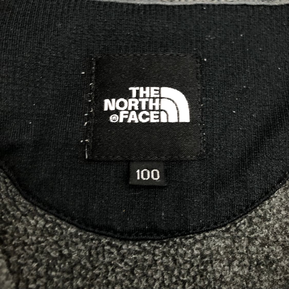 노스페이스 그레이 플리스 집업 후리스 자켓 상품이미지4