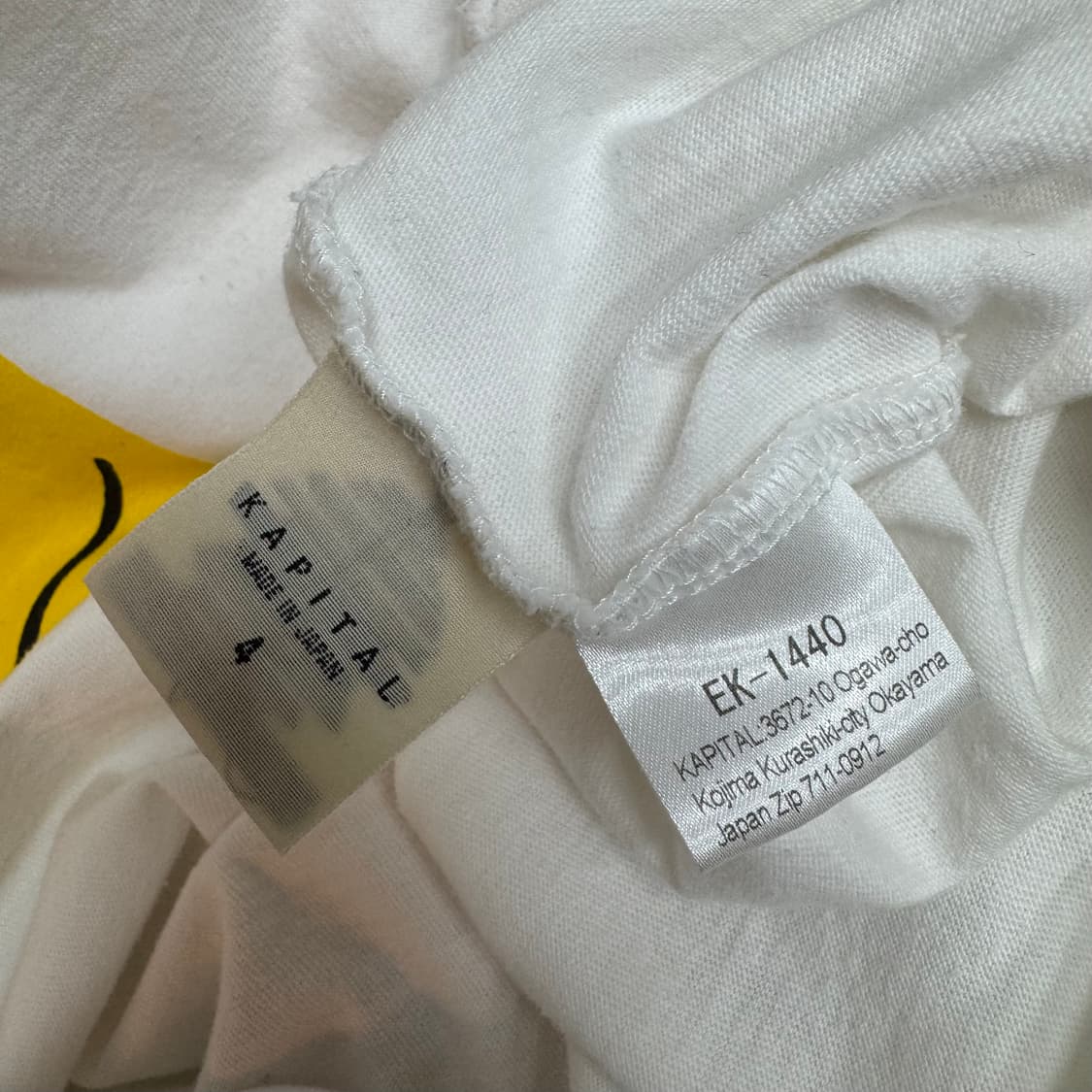 캐피탈 스마일 반팔 링거티 4사이즈 팝니다 상품이미지5