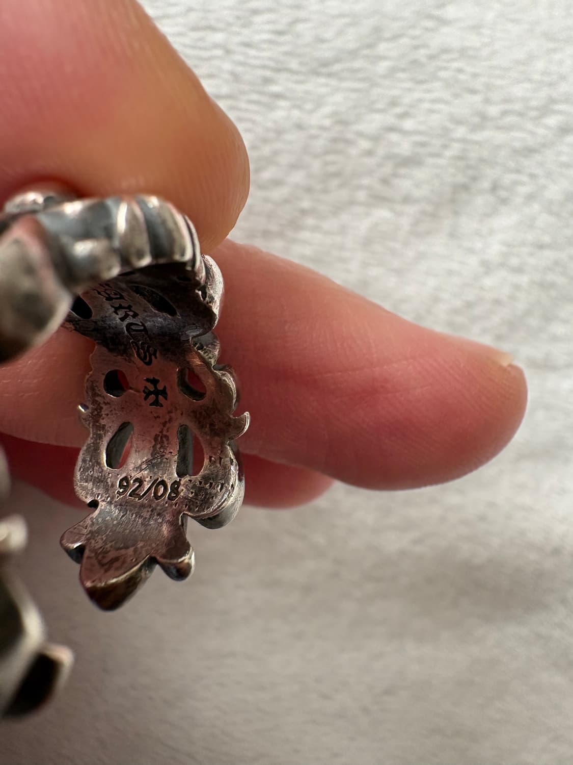 크롬하츠 더블플로랄 반지 (정품) 상품이미지2