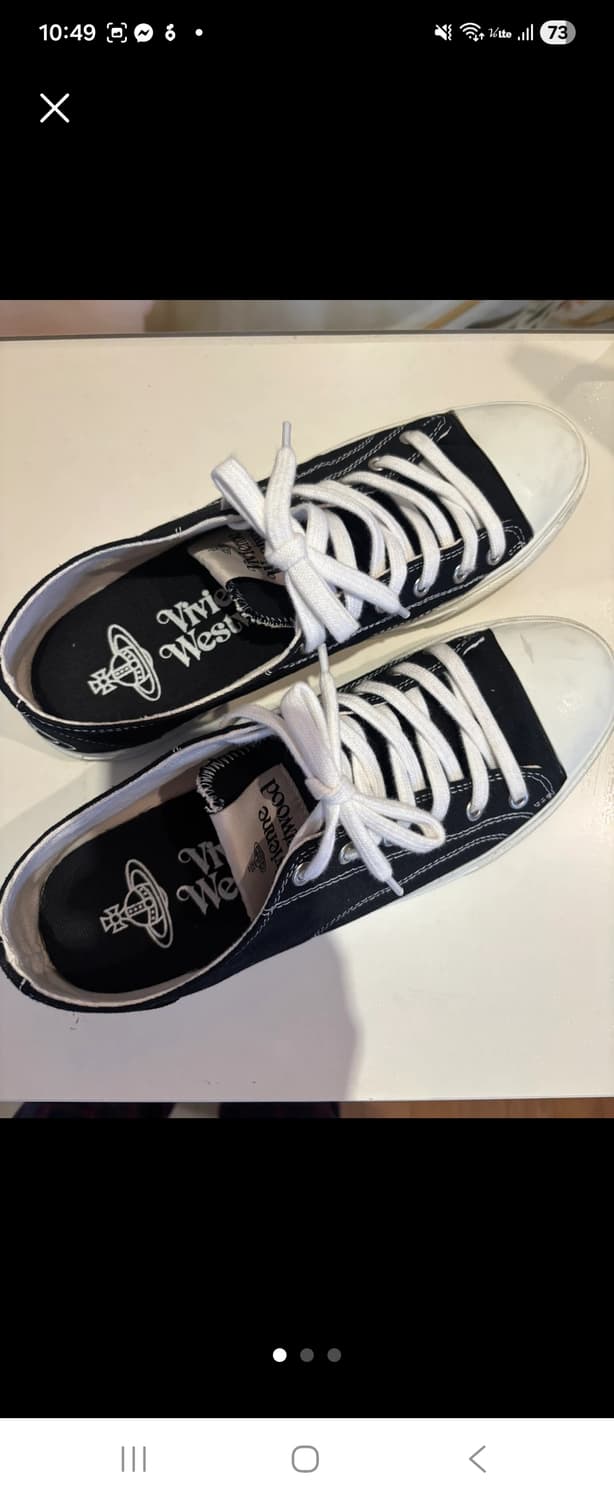 비비안웨스트우드 블랙 캔버스 (남성) 275 상품이미지1