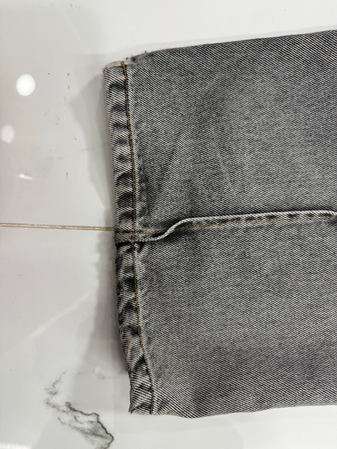 나마체코 ashack denim grey S사이즈 상품이미지6
