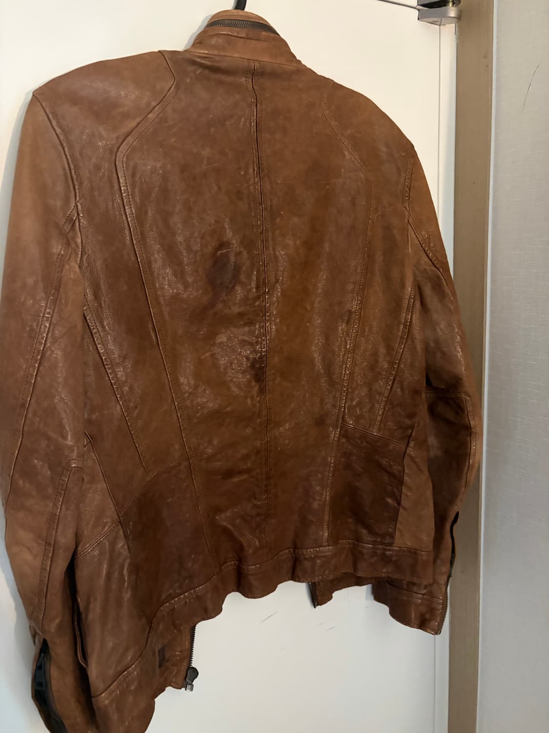 시스템옴므 브라운레더 자켓 상품이미지4