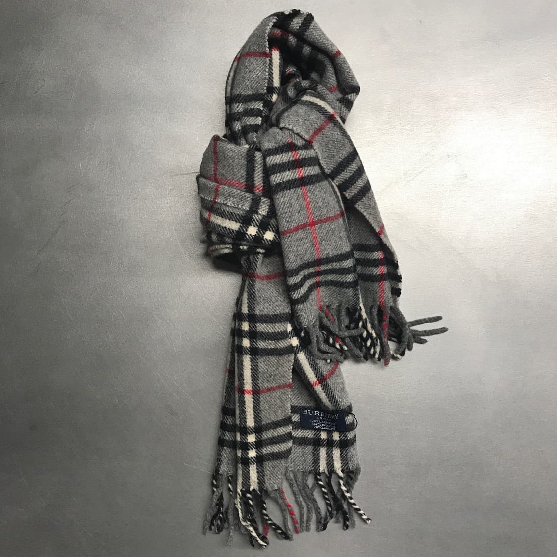 버버리 정품 램스울 머플러 그레이 상품이미지1