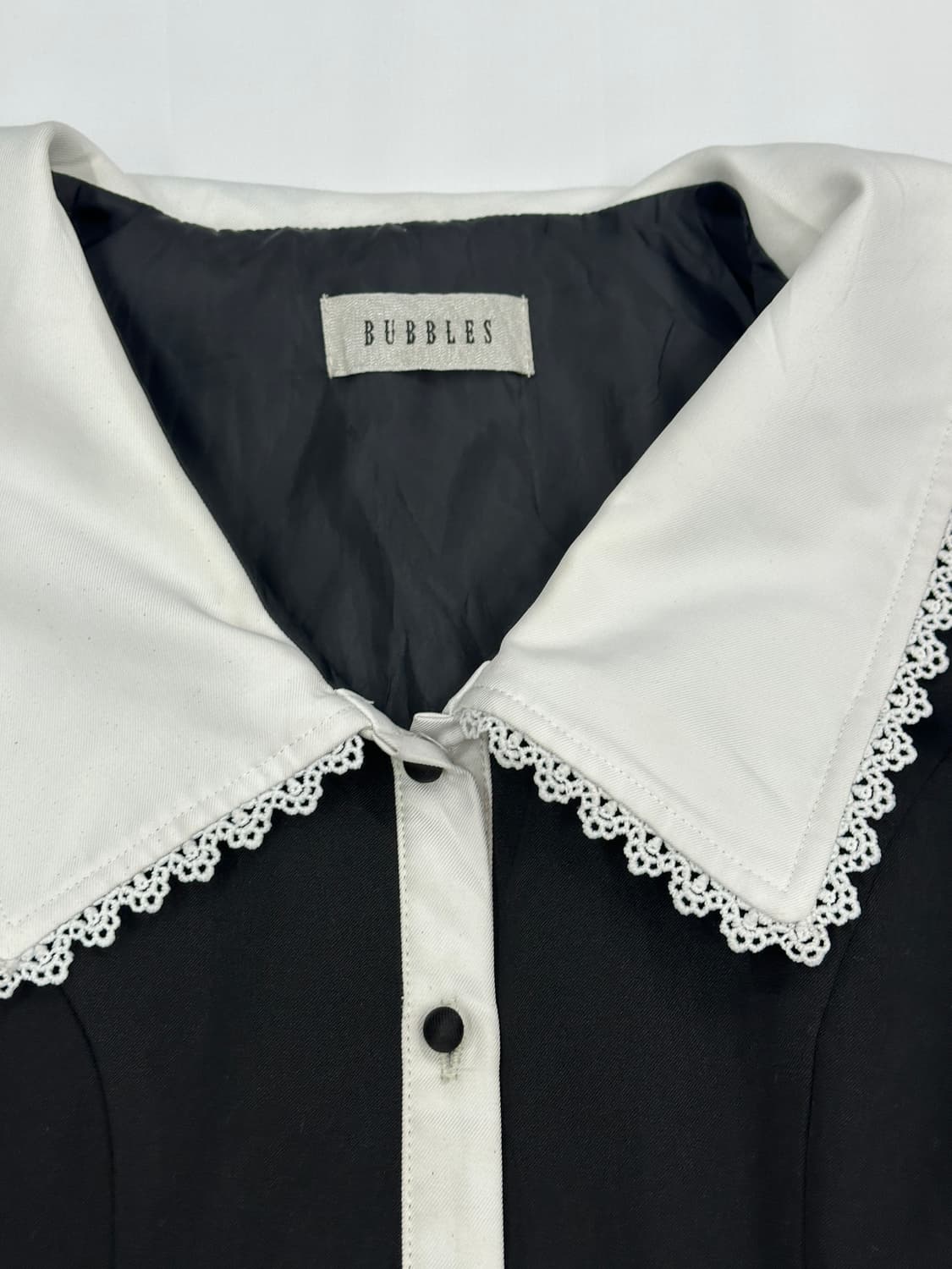 BUBBLES 지뢰계 레이스 미니원피스 플레어 양산형 공겜여주 고스로리 상품이미지6