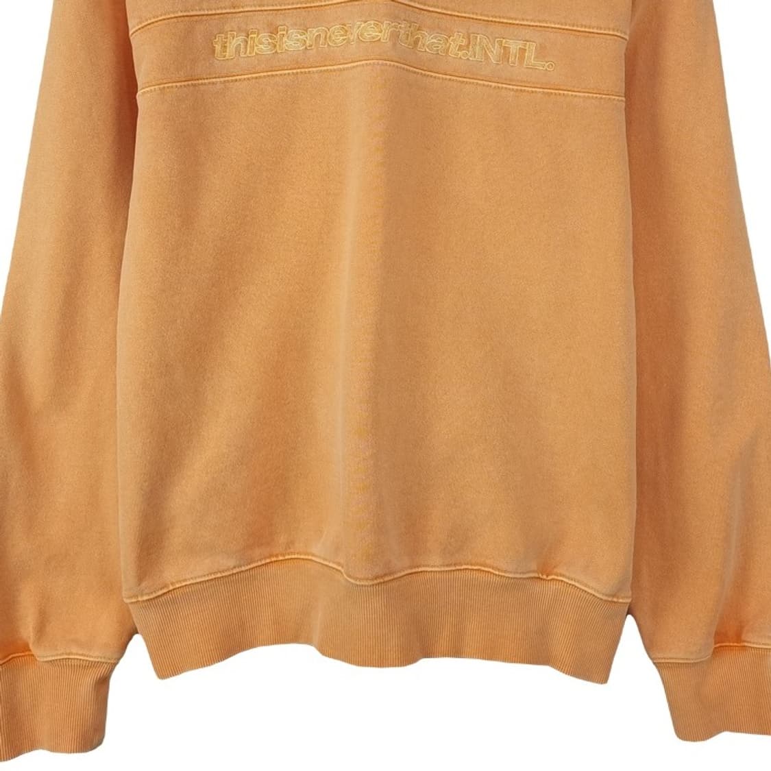 [디스이즈네버댓] 빅로고 자수 빈티지 워시드 맨투맨 M18761 상품이미지5