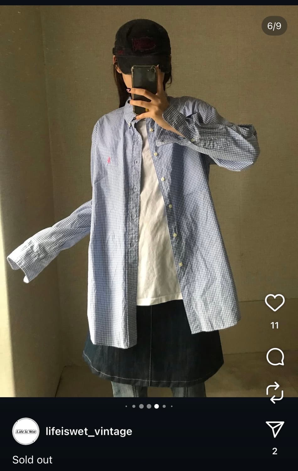 폴로 체크 셔츠 상품이미지6